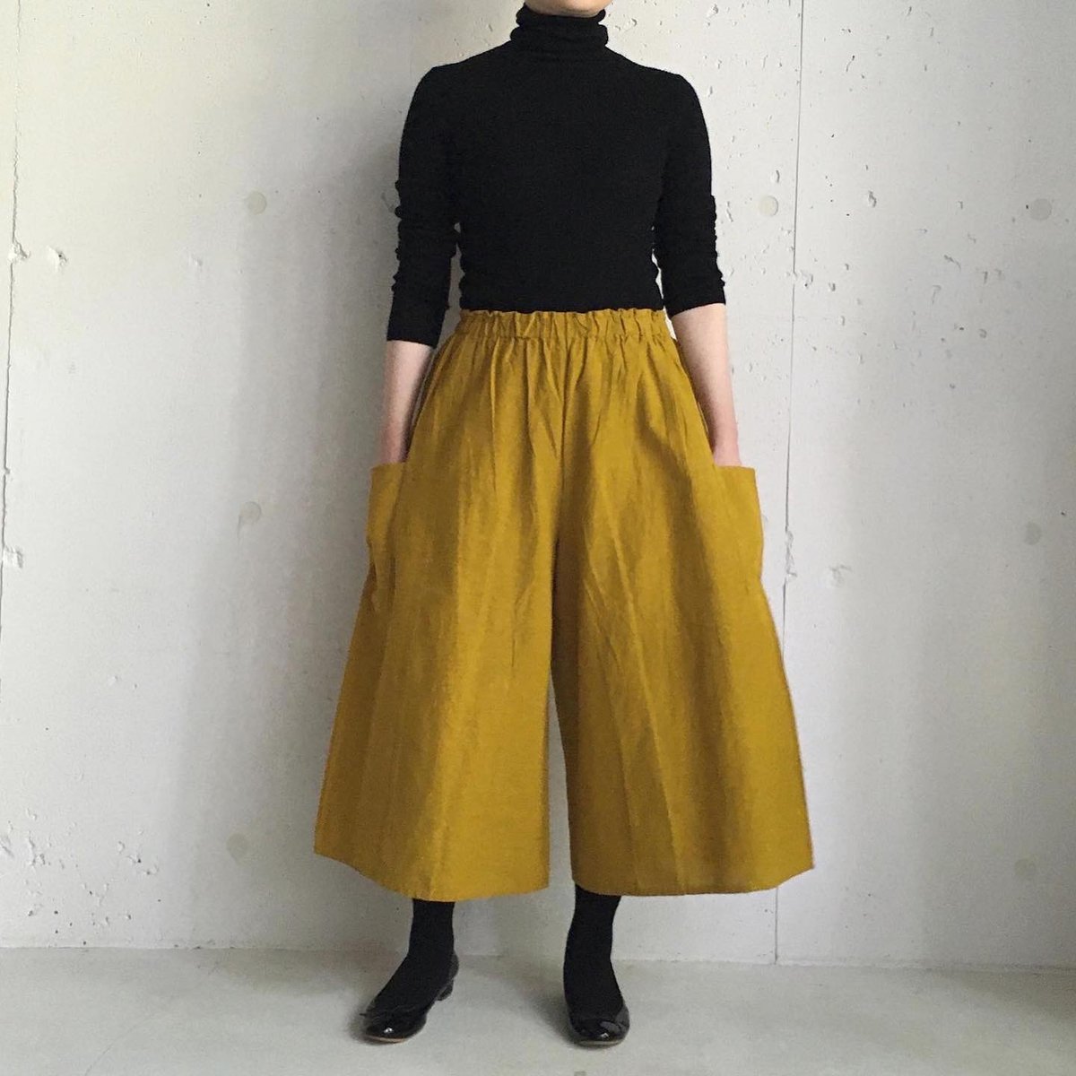 YAMMA キュロットパンツ/会津木綿/ロング丈 | zakkayaline