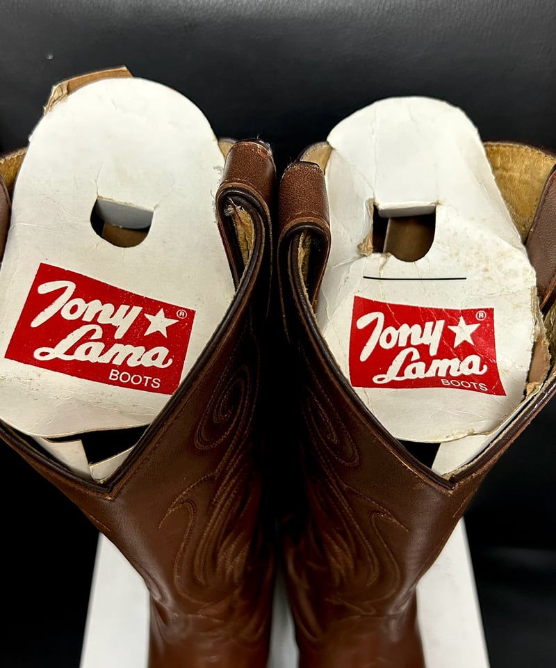 名門トニーラマR&Rレディースウエスタンブーツ〉90年代名門Tony Lama