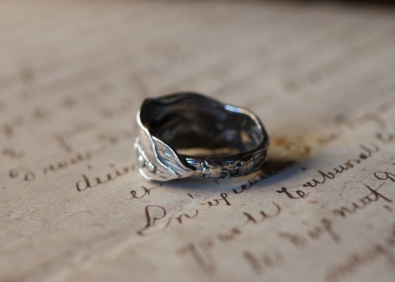 no.3 すずらん スプーンリング muguet ミュゲ スターリングシルバー