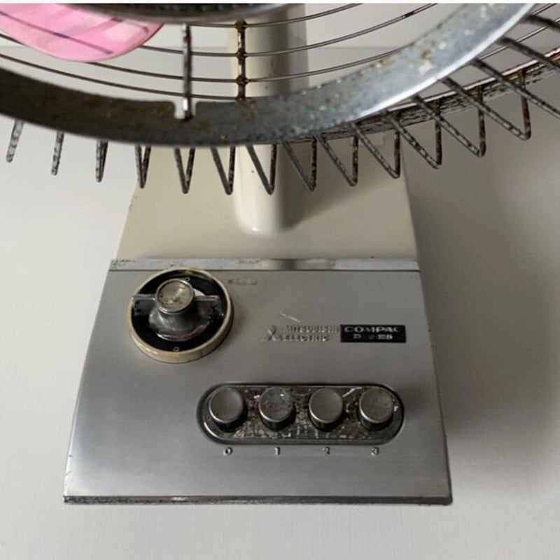 MITSUBISHI ELECTRIC COMPAC D25E8 三菱扇風機 オールド三