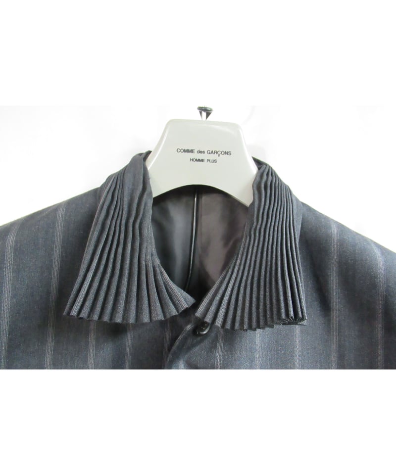 レア 80's COMME des GARCONS HOMME PLUS プリーツ襟デザインセ