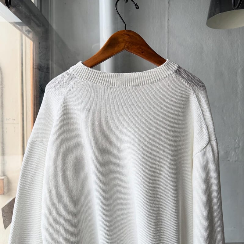 COMOLI 7G クルーネックニット | Less Higashikawa