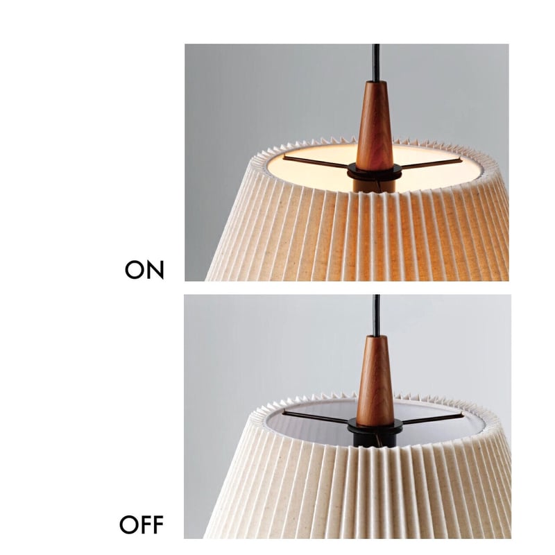 usva PENDANT LIGHT / ペンダントライト / プリーツファブリック / 北