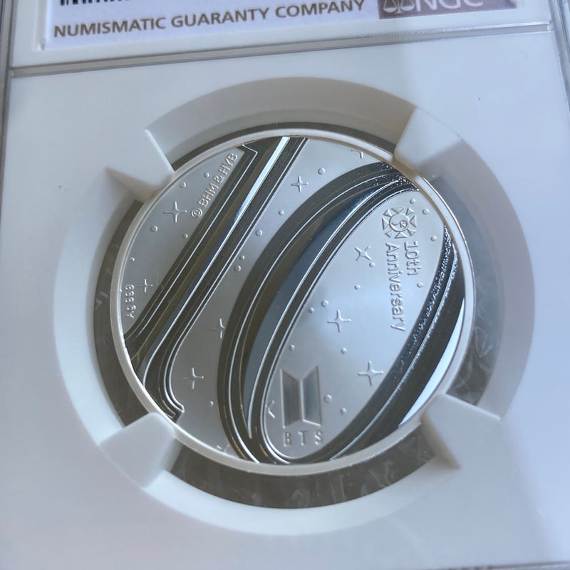 BTSデビュー10周年記念 防弾少年団 2023年 韓国造幣局 銀メダル
