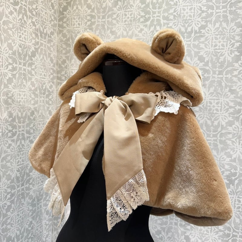 星箱Works】トレインマーチ くまちゃんケープ/A23A15054【お取り寄せ