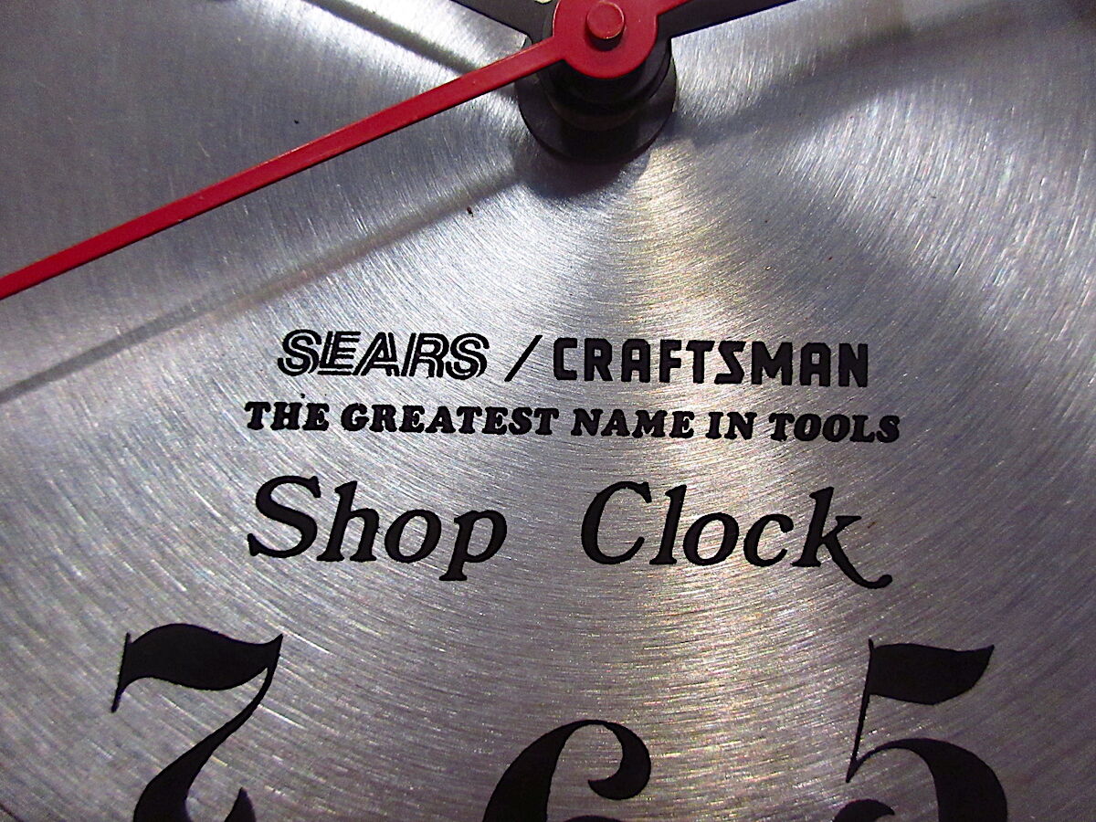 ビンテージ○SEARSソーブレードウォールクロック○220419i4-clk