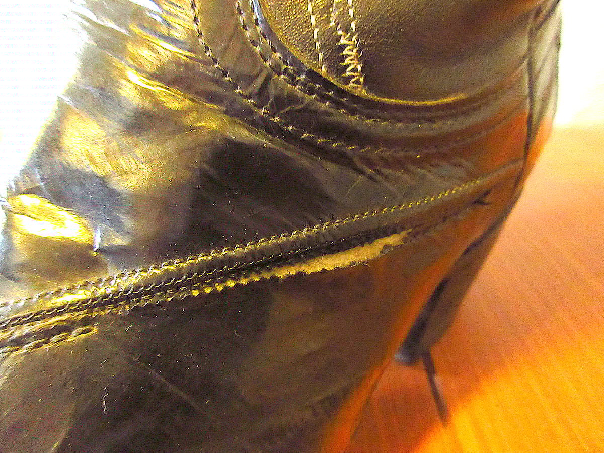 ビンテージ○J.Chisholm ウエスタンブーツ黒size 8M○240528k6-m-bt