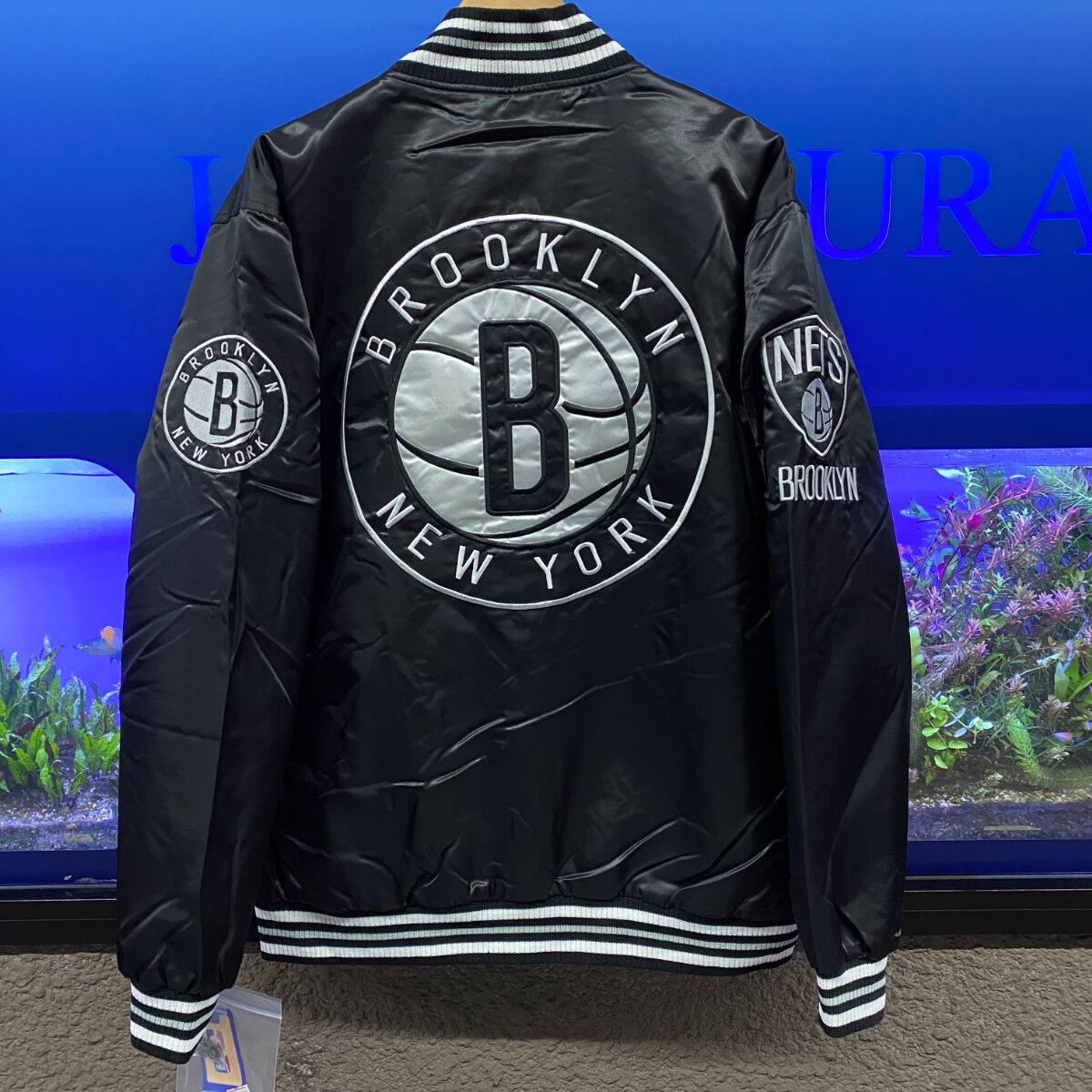 mitchell＆ness BROOKLYNスタジャン Mitchell&NessブルックリンNets