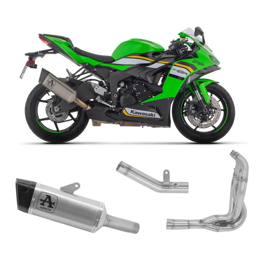 Arrow フルシステム Pista Kawasaki ZX-6R 636 2024-2025