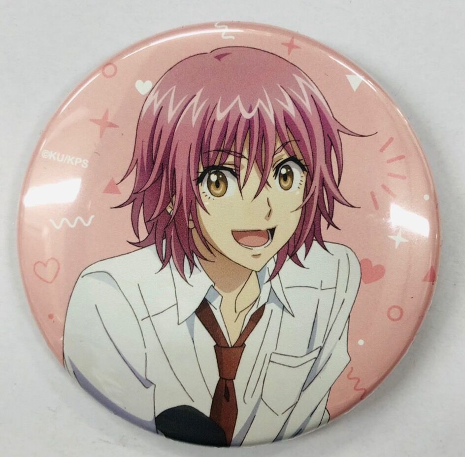 美男高校地球防衛部 蔵王 立 缶バッジ 湯上り ver. (等身キャラ） | K