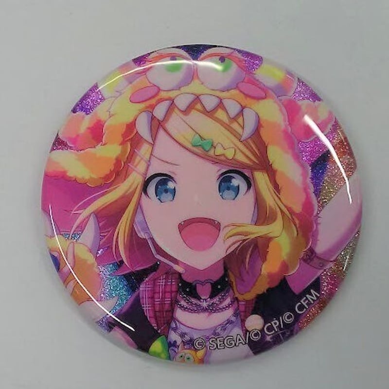 プロジェクトセカイ 鏡音リン グリッター缶バッジ イベントイラスト