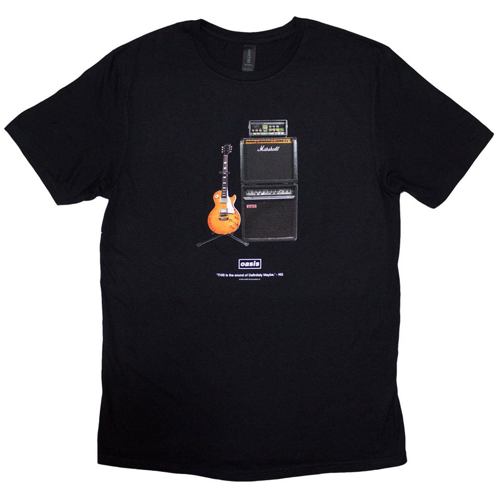 公式新品】 OASIS - DEFINITELY MAYBE GUITAR オアシスTシャツ