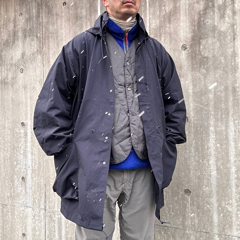 SASSAFRAS / DIGS CREW COAT (NAVY) | weaver