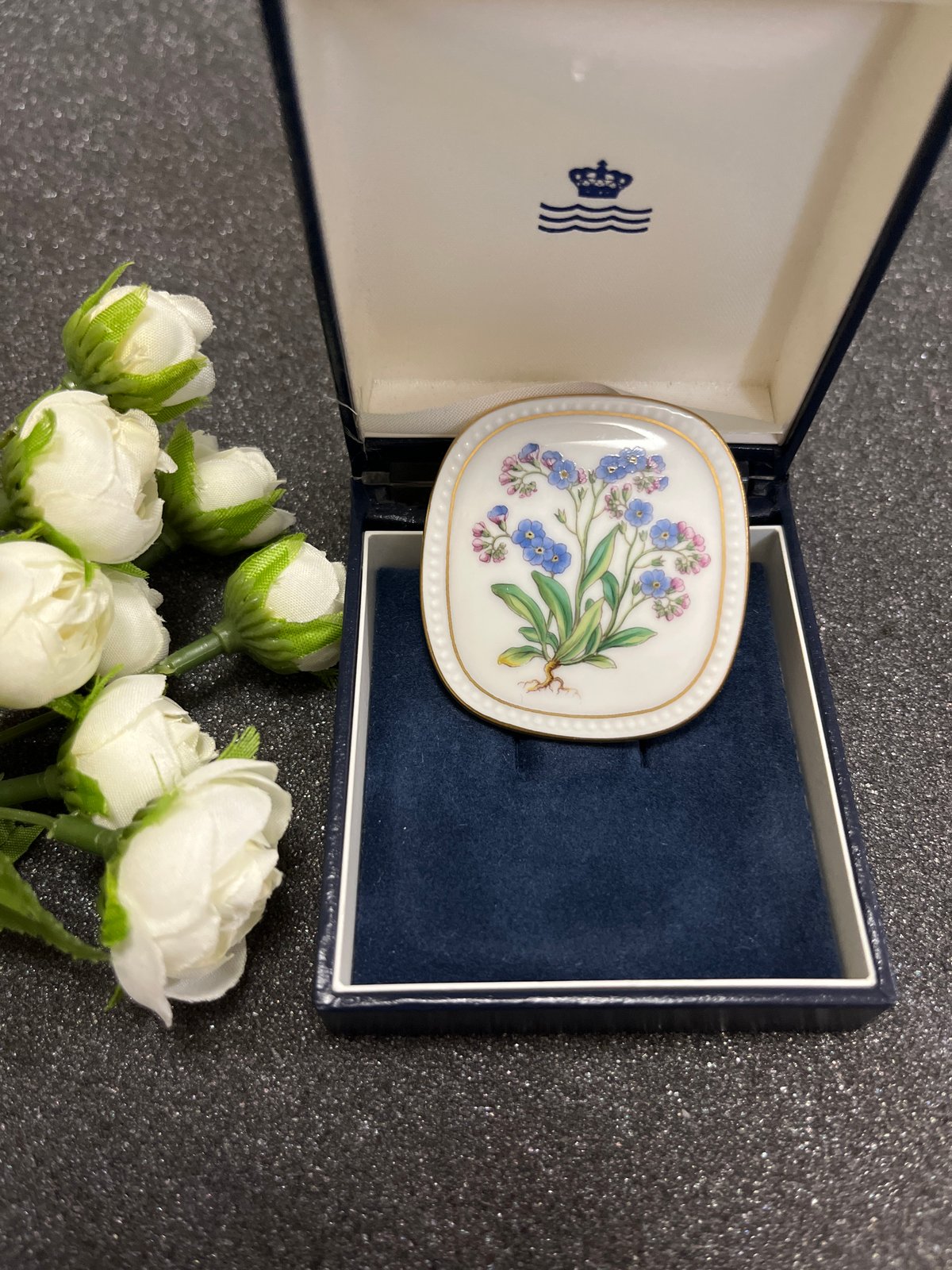 ロイヤルコペンハーゲン 王室御用達 24金 フローラダニカ わすれな草