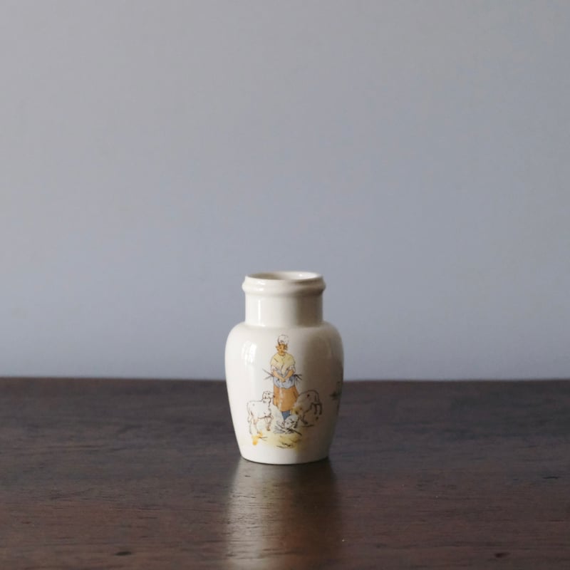 Lunéville リュネヴィル マスタードポット h9.8cm フランス