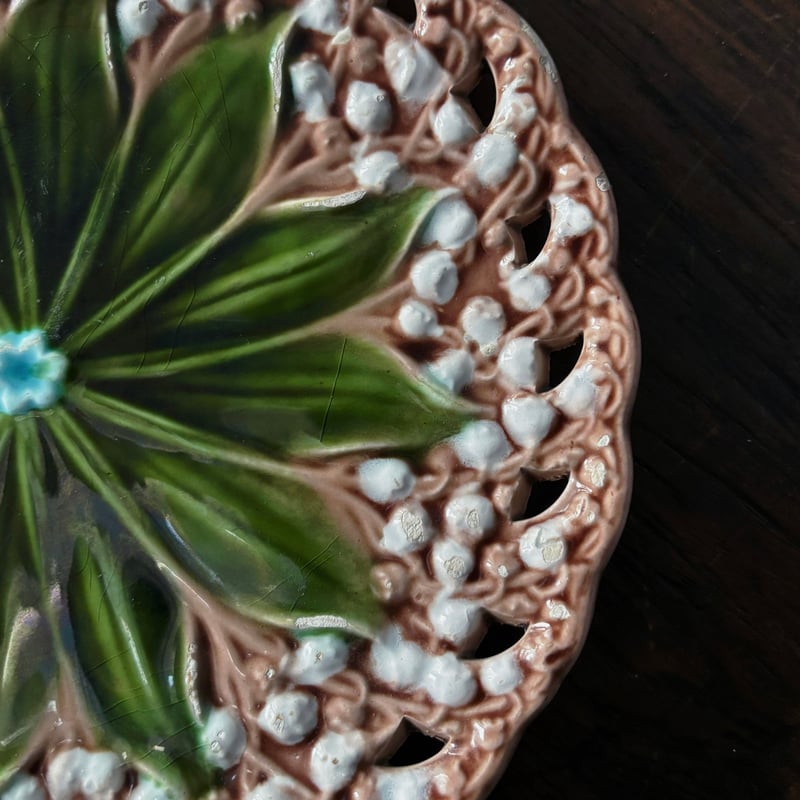 ドイツ製 バルボティーヌ すずらん φ19.7cm アンティーク a 0501986