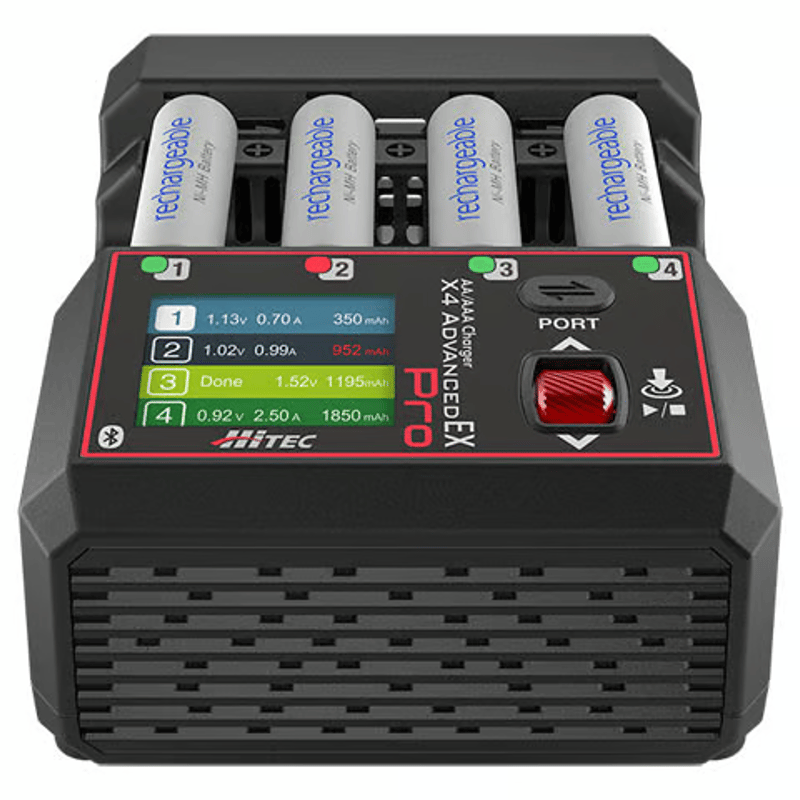 hitec 44360 AA/AAA Charger X4 Advanced EX Pro |
