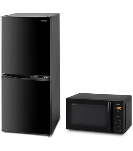 Amazon | 【セット買い】アイリスオーヤマ 冷蔵庫 142L & 電子レンジ