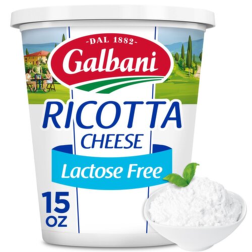 Galbani Lactose Free Whole Milk Ricotta Cheese, 15 oz - The Fresh