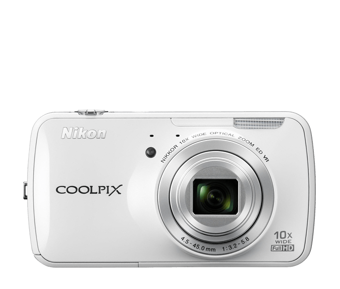 Nikon COOLPIX S800c White | Point & Shoot Cameras | Nikon