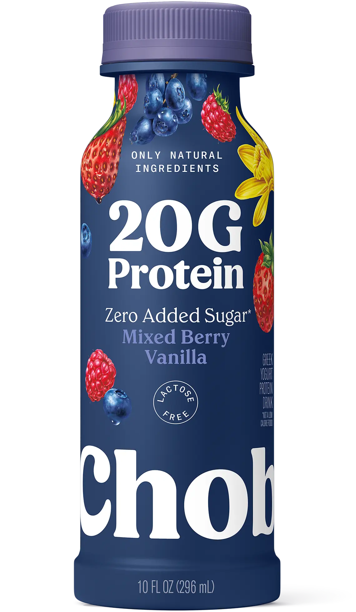 20G High Protein Greek Yogurt Drink Mixed Berry Vanilla
