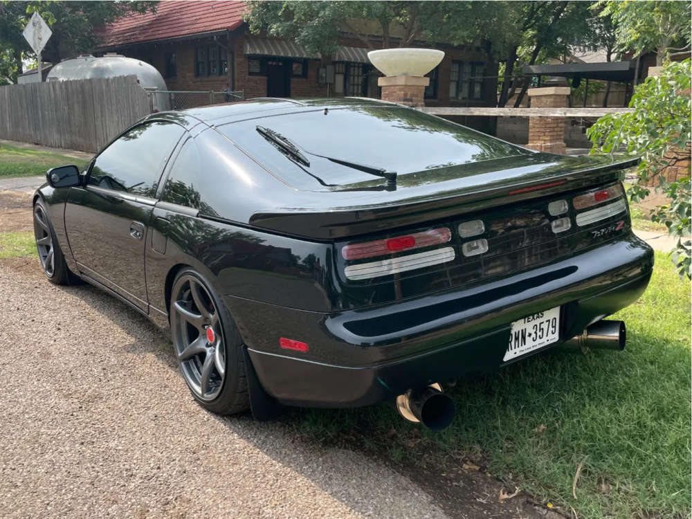 1990 Nissan 300ZX with 18x9.5 22 Kansei Tandem and 225/40R18