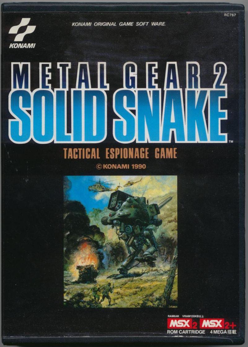 Metal Gear 2 - Solid Snake (1990, MSX2, Konami) | Releases