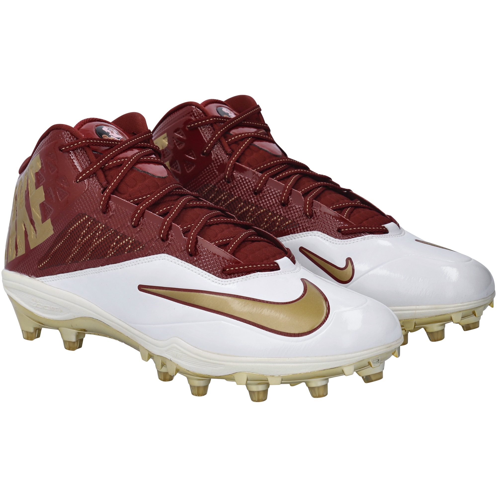 Florida State Seminoles Team-Issued Garnet Elite Nike Cleats from