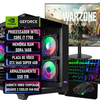 PC Gamer Completo Advancedtech Intel I7 KaBuM