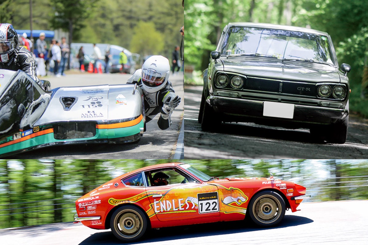 ド派手なカラーリングの柳田春人さんのS30Zも、Z432-Rも走る！｜浅間