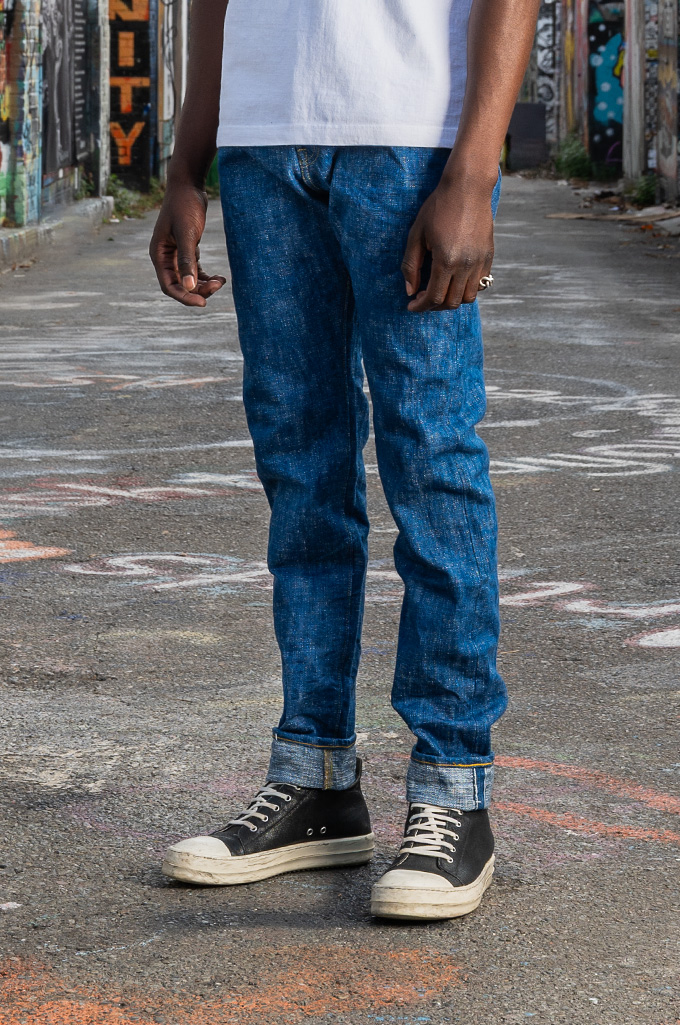 Samurai S211XX17oz-SLB MURAKUMO Light Indigo Slubby 17oz Jeans