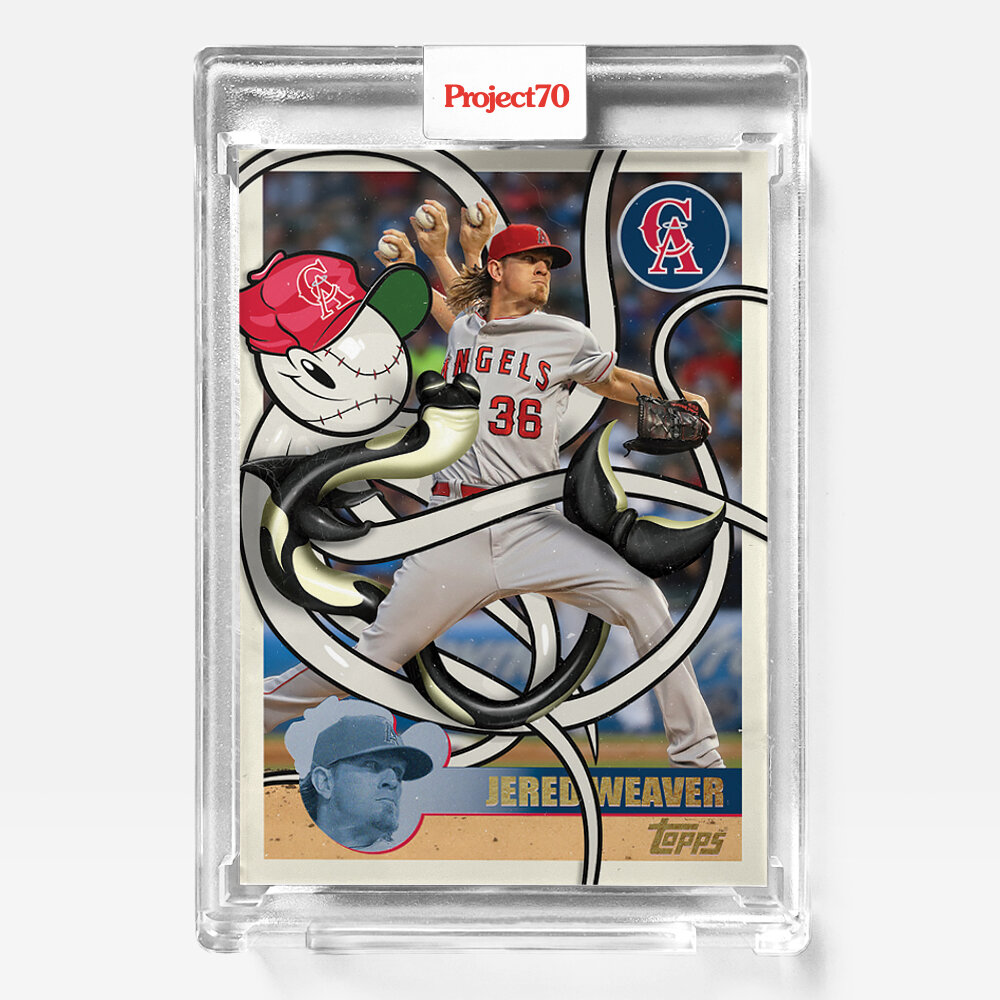 Topps Project70® Card 404 - 1996 Jered Weaver by Greg 'CRAOLA