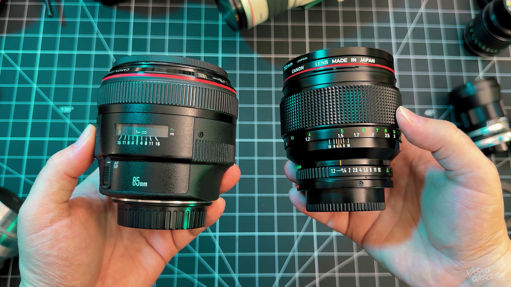 Canon nFD 85mm f1.2 L - Lens Info