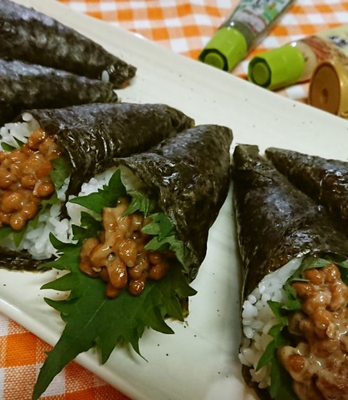 綺麗に巻く方法！【3種の味の納豆巻】 by ☆s4☆ 【クックパッド