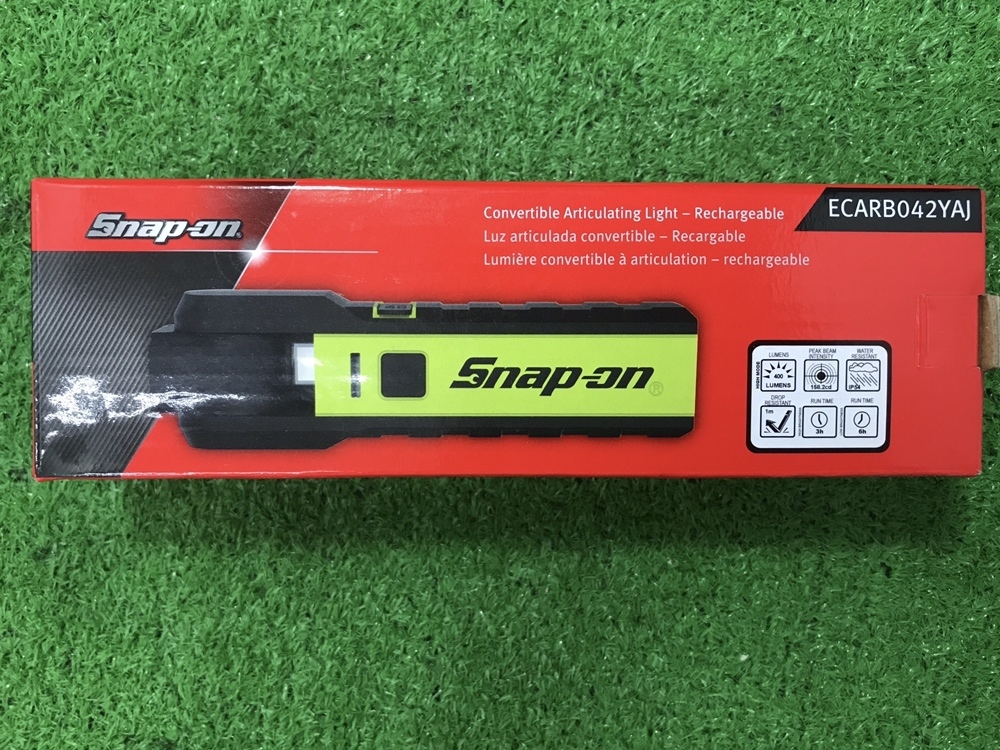 Snap-on LED充電式 ワークライト ECARB042YAJ 黄色 スナップオン 作業