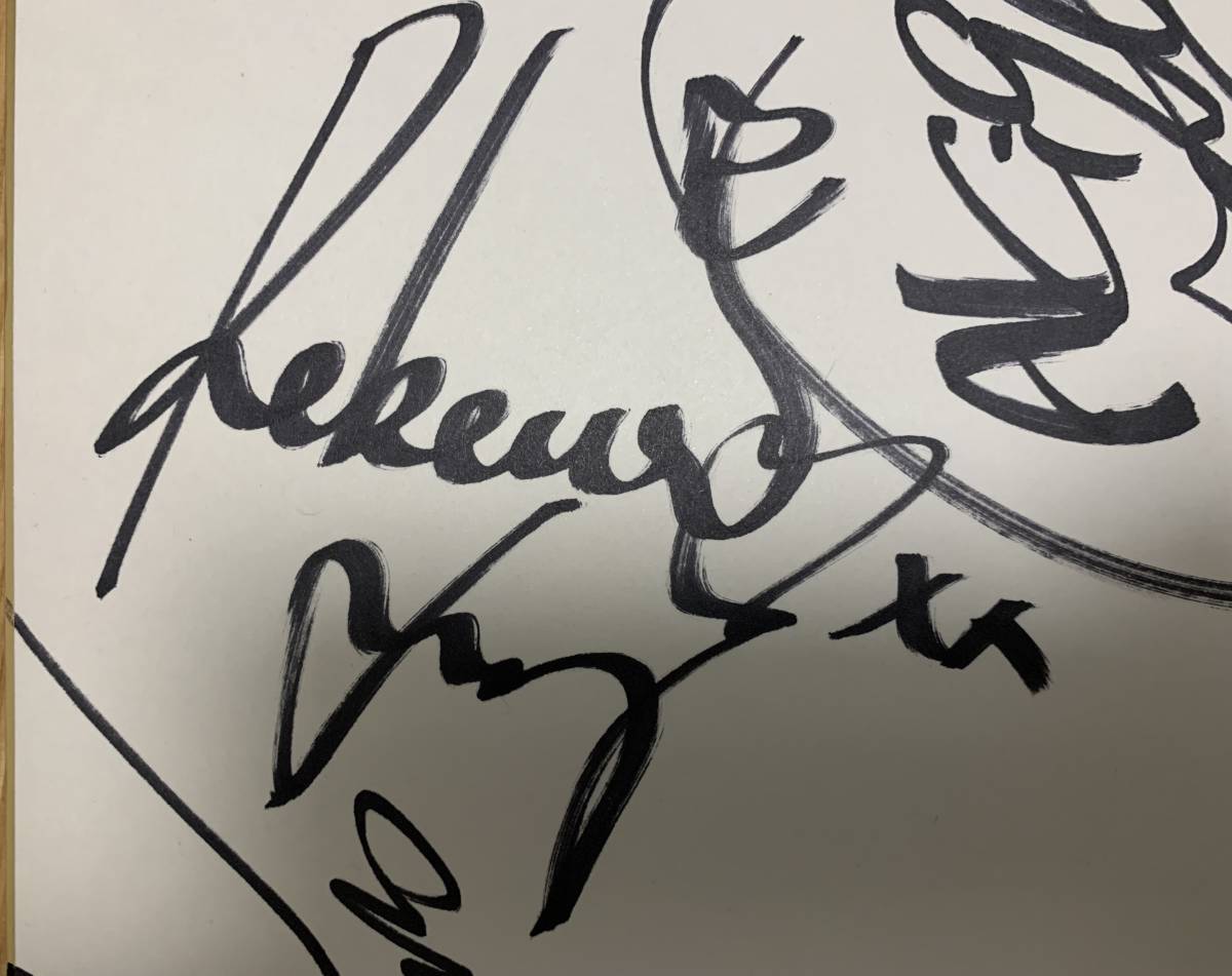 REBECCA（レベッカ） 直筆サイン色紙② 【公式通販】