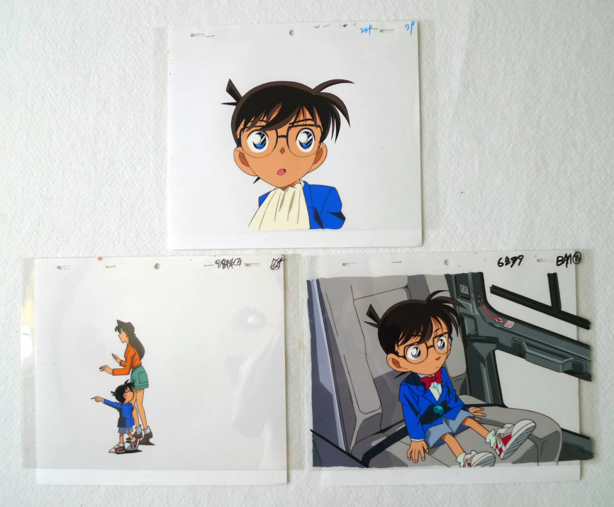 江戸屋の超レア セル画と背景画 名探偵コナンと高木刑事 江戸屋の超