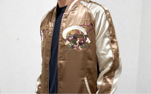 Lサイズ】YOKOSUKA風神雷神リバーシブルスカジャン サイズはS・M・L