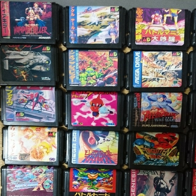 中華製? 海外製メガドライブソフト 53本セット ジャンク 送料込み MD