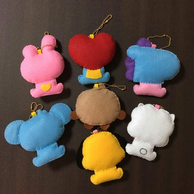 BT21 COOKY CHIMMY RJ TATAぬいぐるみキーホルダー の通販 by KOOK♪'s