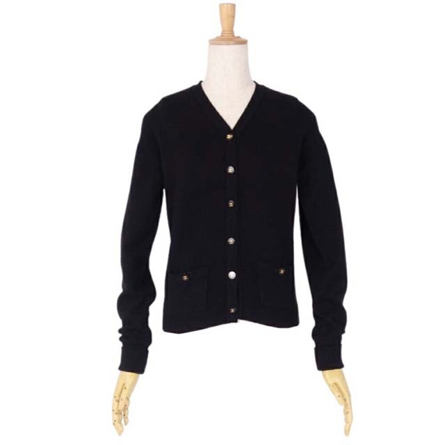 CHANEL - シャネル カーディガン 95A ニット ココマークボタン