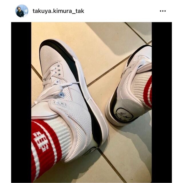 STANDARD CALIFORNIA - キムタク着用 私物 ソックス レッド ブラック