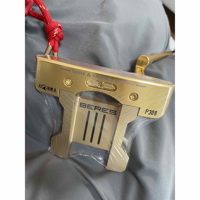 HONMA ゴルフ パター ゴールド の通販 by M's shop｜ラクマ