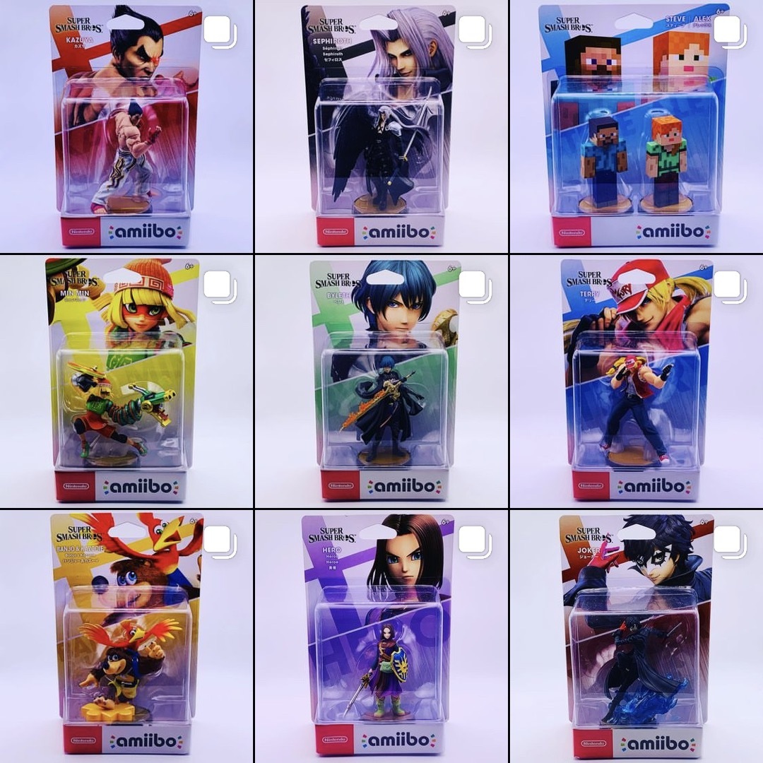 Nintendo Switch - 【初版裏キャラ絵・タグ無し】amiibo 大乱闘