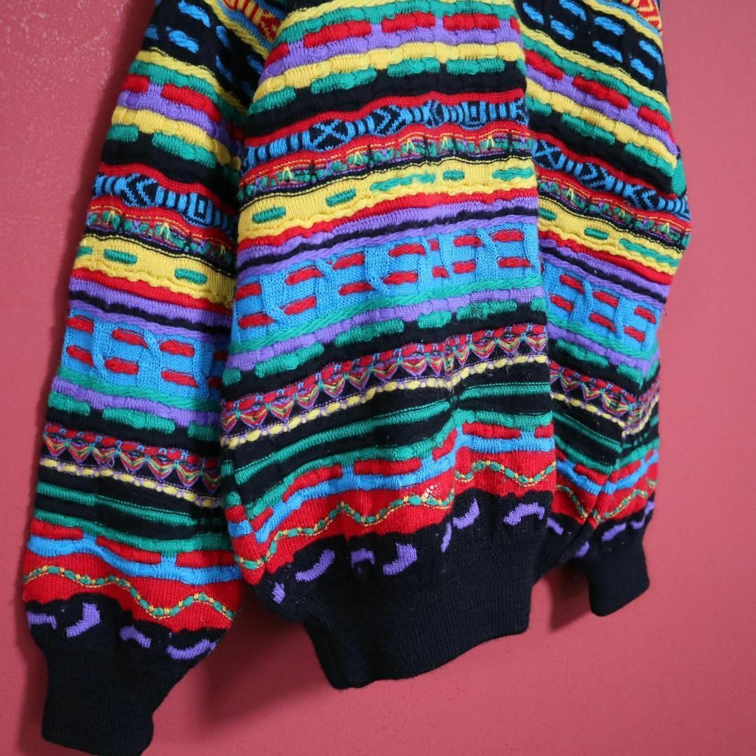 COOGI - 【スペシャル】coogi クージー 原色系 派手柄 立体構造 編込み