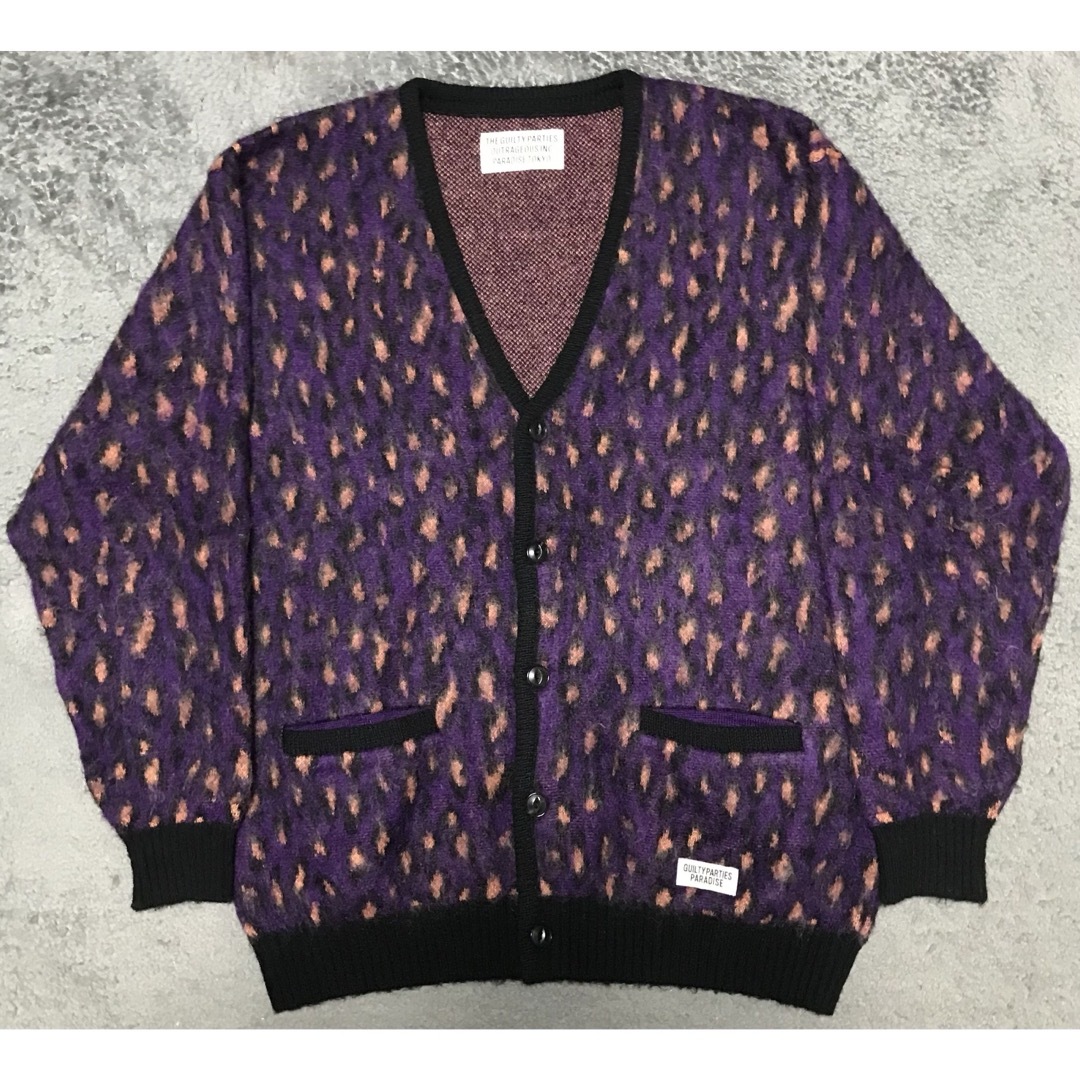 WACKO MARIA - ワコマリア レオパードモヘア カーディガンの通販 by TK