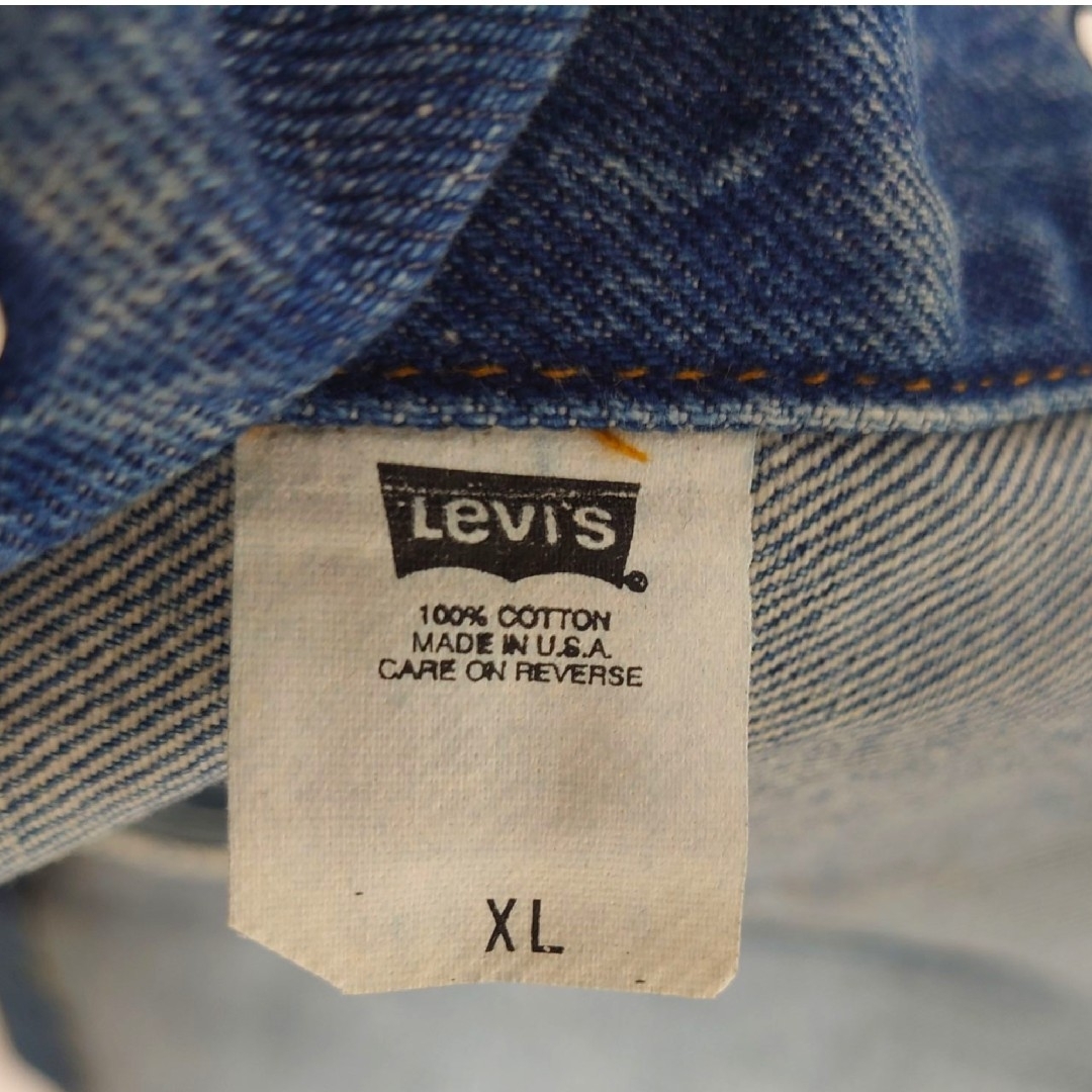 Levi's - 【LEVI'S】USA製 ワッペン刺繍 デニムベスト A-3125の通販 by