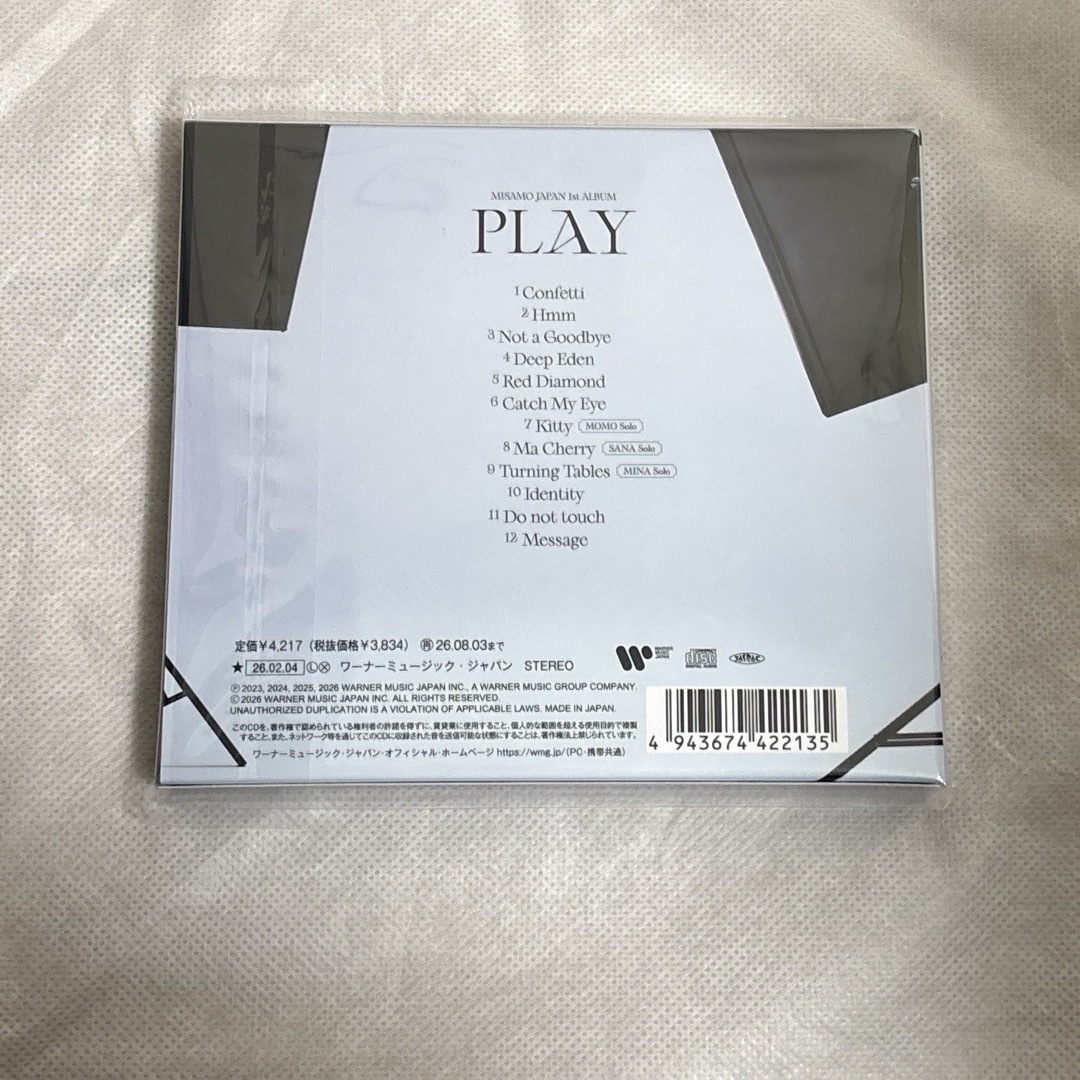 TWICE - MISAMO CD PLAY ONCEJAPAN 限定盤 ワンジャパ ミサモの通販 by