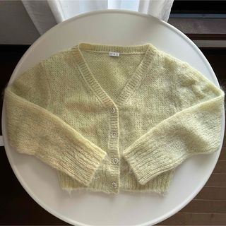 EDIT.FOR LULU - ストライプレース カーディガン ネイビーの通販 by