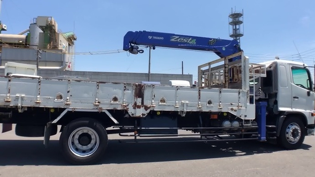 日野 レンジャー 中型 平ボディ（クレーン付） LDG-FG8JPAA (34806